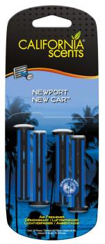 California Scents Vent Sticks 4er-Pack NEWPORT NEW CAR